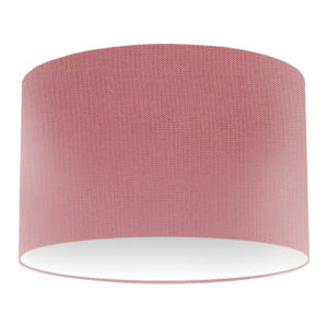 Strawberry Silk Drum Lampshade