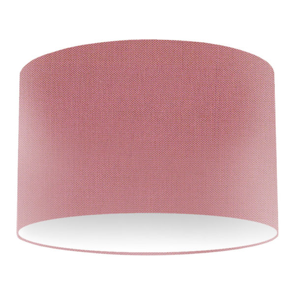 Strawberry Silk Drum Lampshade