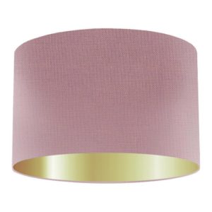 Twilight Silk Drum Lampshade with Gold Lining