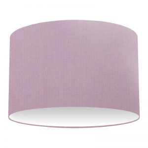 Baby Pink Cotton Drum Lampshade