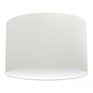 White Cotton Drum Lampshade