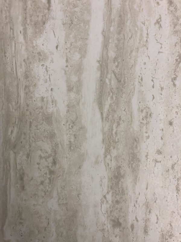 White Marble Effect Drum Lampshade