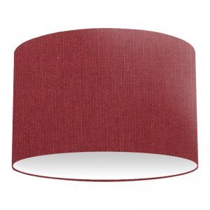 Wine Cotton Drum Lampshade