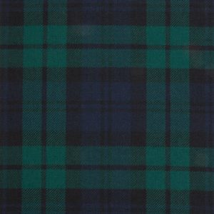 Black Watch Modern Tartan Lampshade 40cm dia x 30cm high