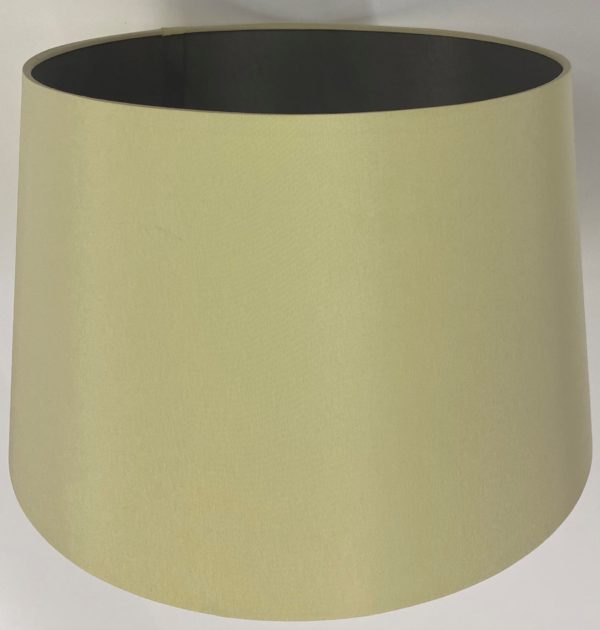 Honey with Silver Grey French Drum Lampshade