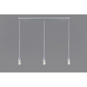 3 Light Linear Pendant Polished Chrome