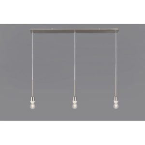 3 Light Linear Pendant Satin Nickel