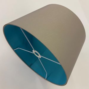 Stone with Turquoise French Drum Lampshade