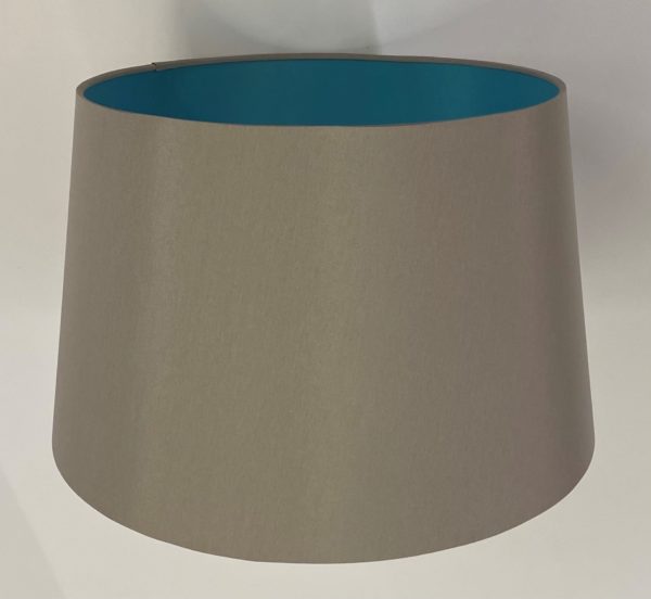 Stone with Turquoise French Drum Lampshade