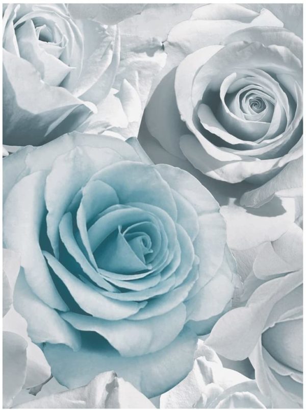 Dove Grey Silk Ceiling Lampshade with Floral Rose Decorative Liner 60cm x 35cm - Image 3