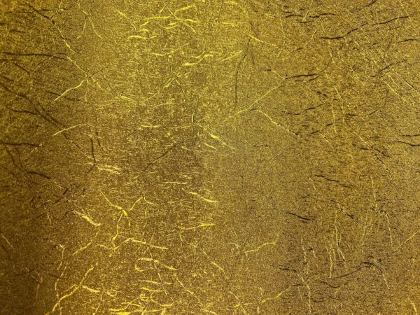Black Silk with Gold Foil Flicker Decorative Liner 60cm x 35cm - Image 2