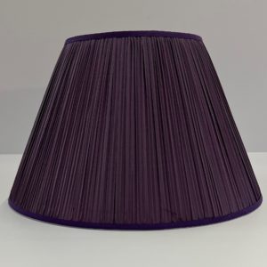 Grape Silk Pleat Empire