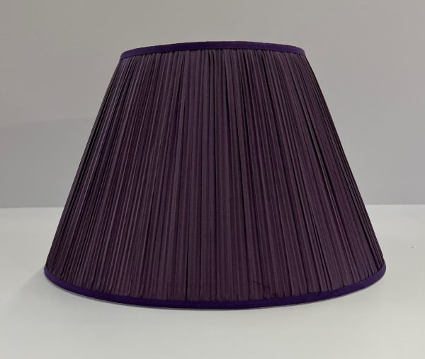 Grape Silk Pleat Empire